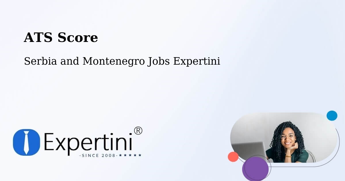 Resume ATS Score & Job Description Match Tool – St. John'S - Serbia and Montenegro Jobs Expertini