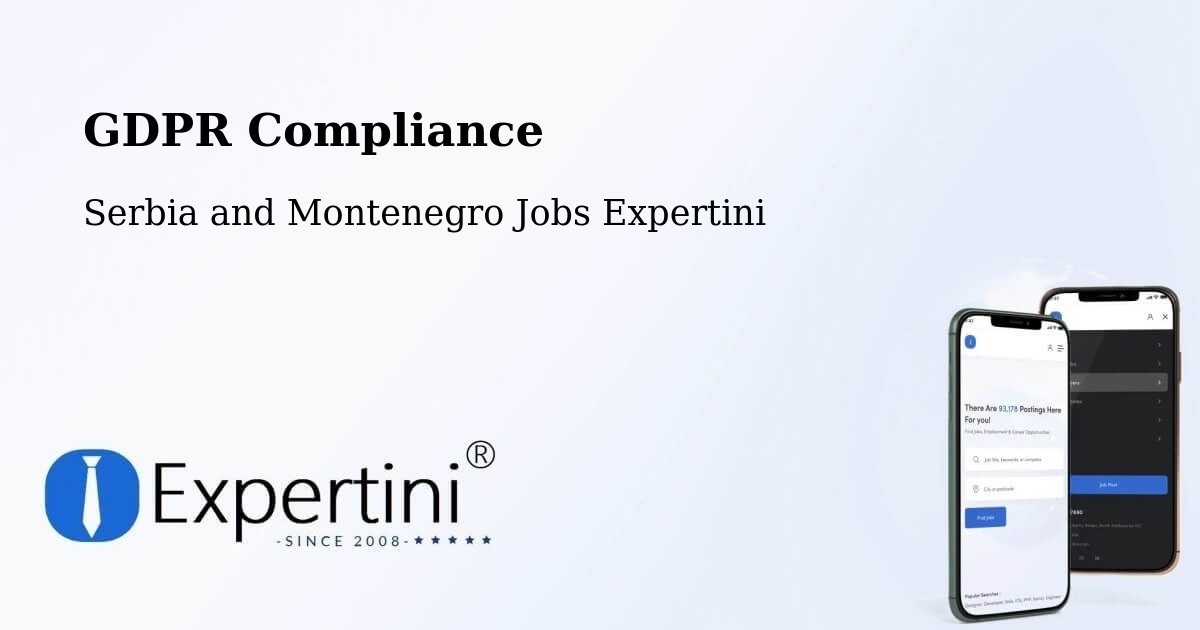 EU GDPR Compliance Statement – St. John'S - Serbia and Montenegro Jobs Expertini